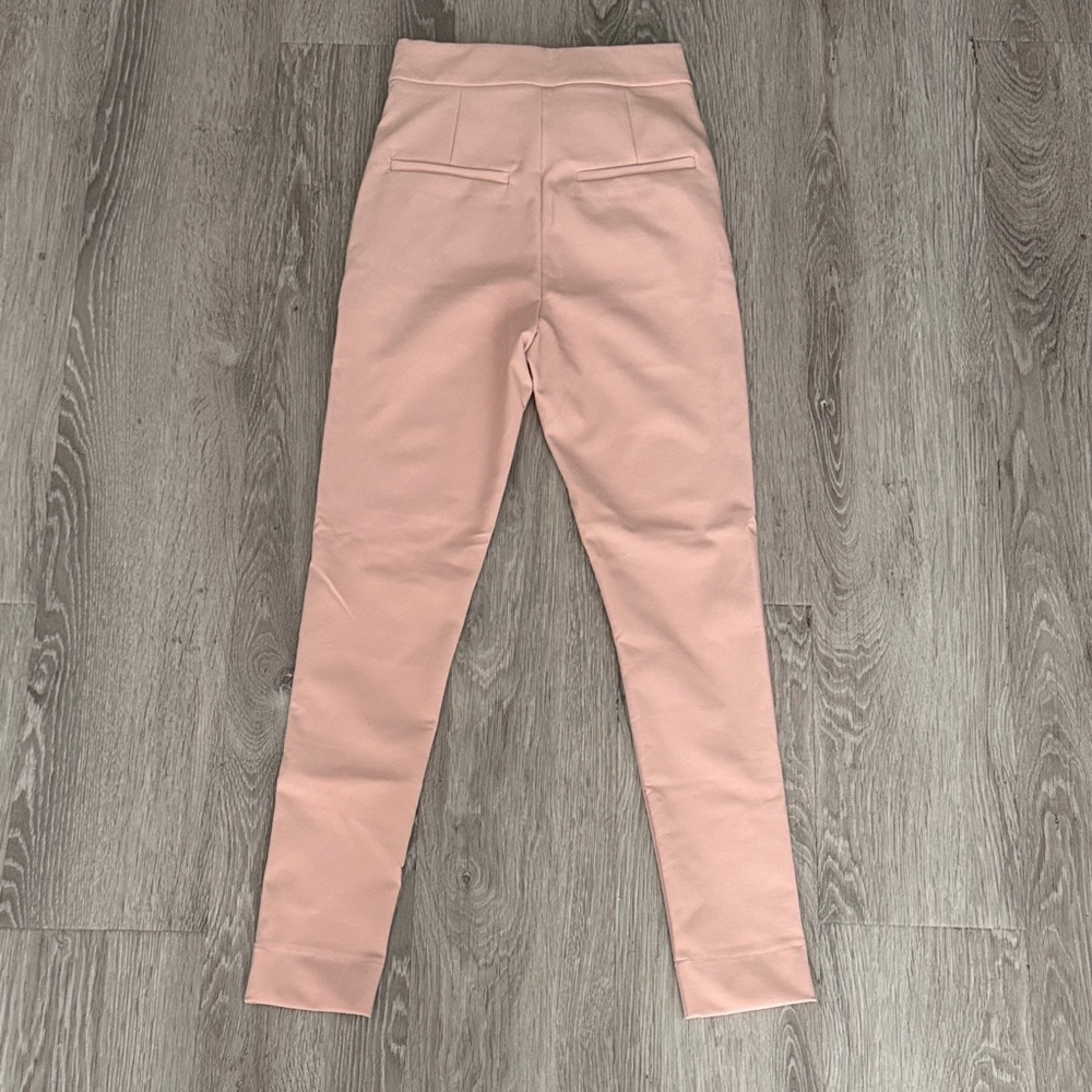 Stylish Pink High-Waisted Pants - Picture 2 of 5